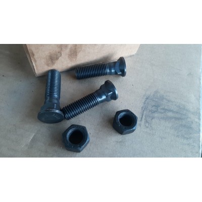 Крепёжный болт с гайкой ножа грейдерного М16 (3/4")