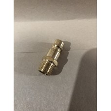 Соединитель пневматический 1/4" быстросъёмный СБ-4 латунь