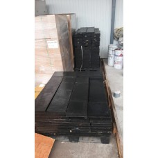 Нож грейдерный резиновый - лемех 250×1000×40 мм