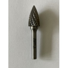 Борфреза сфероконическая с заострённым концом G 14х25х6х65мм d BK8