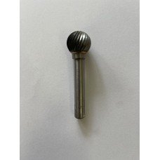 Борфреза сферическая для обработки алюминия D 22х20х10х80мм s ВК8