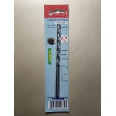 Сверло 6,7мм Ц/Х длинная серия Р6М5 А1 в блистере