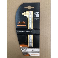 Штангенлинейка 100мм., латунь, с короткими губками