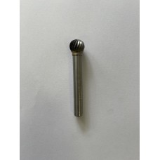 Борфреза сферическая для обработки алюминия D 16x14,4x10x80мм s ВК8