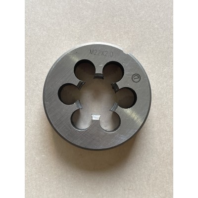 Плашка М 22х2,0мм для метрической резьбы 9ХС