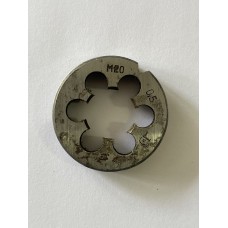 Плашка М 20х0,5мм для метрической резьбы 9ХС