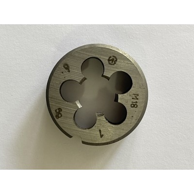 Плашка М 18х1,0мм для метрической резьбы 9ХС