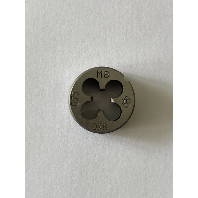 Плашка М 8х0,75мм для метрической резьбы 9ХС