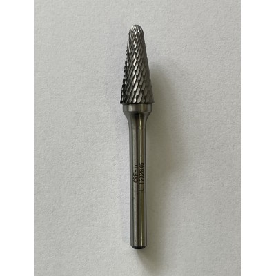 Борфреза коническая с закруглённым концом L 12х28,0х6,0х55мм d BK8