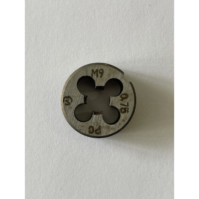 Плашка М 9х0,75мм для метрической резьбы 9ХС