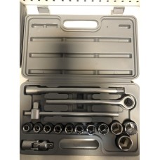 Набор торцевых шестигранных головок (10-27мм) 16 предметов ВИЗ-2В