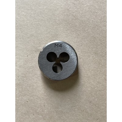 Плашка М 4х0,7мм для метрической резьбы 9ХС