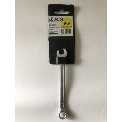 Ключ гаечный комбинированный 9х9мм ВИЗ ХШ