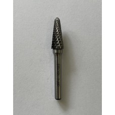 Борфреза коническая с закруглённым концом L 10х25,0х6,0х55мм d BK8