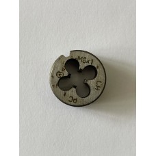 Плашка М 8x1,0мм для метрической резьбы 9ХС левая