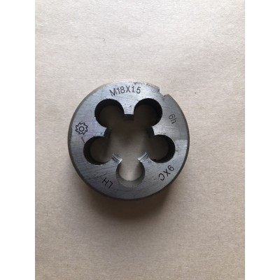 Плашка М 18х1,5мм для метрической резьбы 9ХС левая