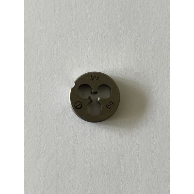 Плашка М 4х0,7мм для метрической резьбы 9ХС