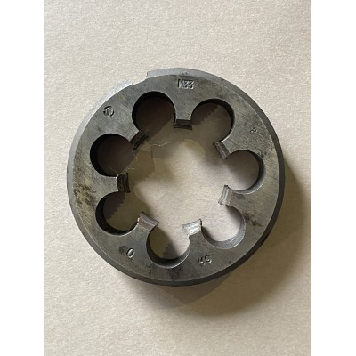 Плашка М 33х2,0мм для метричного різьблення 9ХС