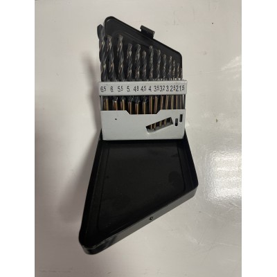 Набор сверел из 13шт Ц/Х Р2М1 1,5-6,5мм