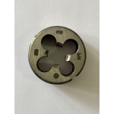 Плашка М 18x2,5мм для метрической резьбы 9ХС левая