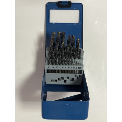 Набор сверел из 25шт Ц/Х Р2М1 1,0-13,0мм