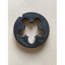 Плашка М 27х0,75мм для метрической резьбы 9ХС