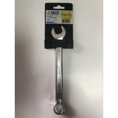 Ключ гаечный комбинированный 19х19мм ВИЗ ХШ