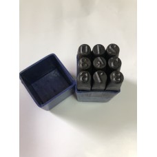 Клейма цифровые №8 набор из 9шт  Eastman