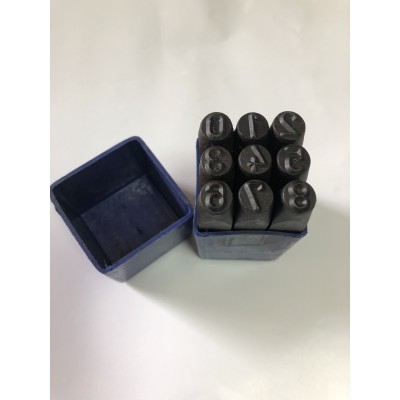 Клейма цифровые №8 набор из 9шт  Eastman