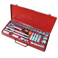 Набор торцевых шестигранных головок ВИЗ-4/1А в металическом футляре 30 предметов