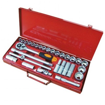 Набор торцевых шестигранных головок ВИЗ-4/1А в металическом футляре 30 предметов