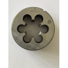 Плашка М 27х3,0мм для метрической резьбы 9ХС