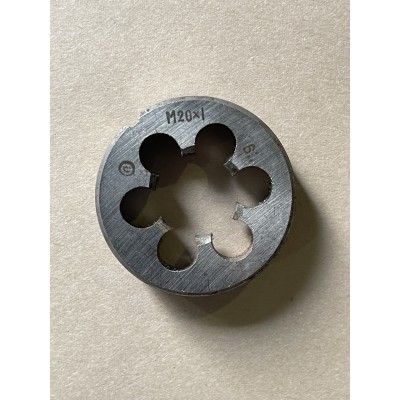 Плашка М 20х1,0мм для метричного різьблення 9ХС