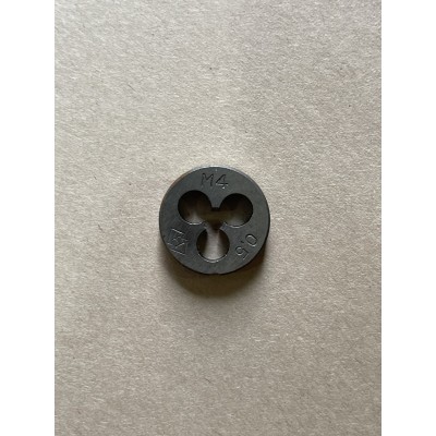 Плашка М 4х0,5мм для метрической резьбы 9ХС