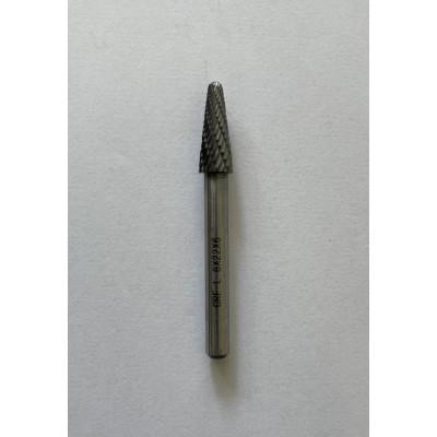 Борфреза коническая с закруглённым концом L a=14˚ 8,0х22,0х6,0х55мм d BK8