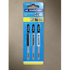 Пилочка 75х2,5мм для электрического лобзика прямой чистий рез дерева ламіната пластика Т101В (3 шт)