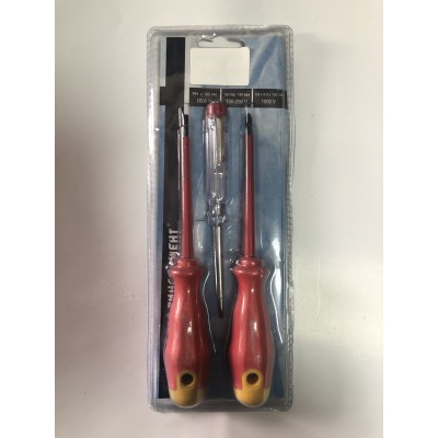 Набор отвёрток 3шт 1000В