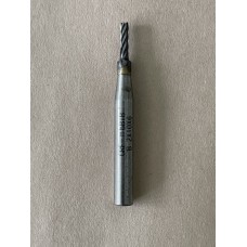 Борфреза цилиндрическая с торцевым зубом В 2х10х6х65мм d ВК8