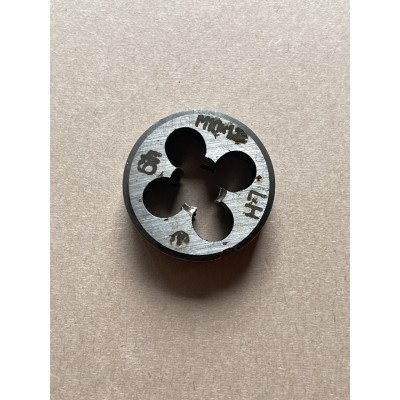 Плашка М 10x1,25мм для метрической резьбы 9ХС левая