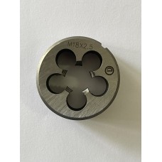 Плашка М 18х2,5мм для метрической резьбы 9ХС