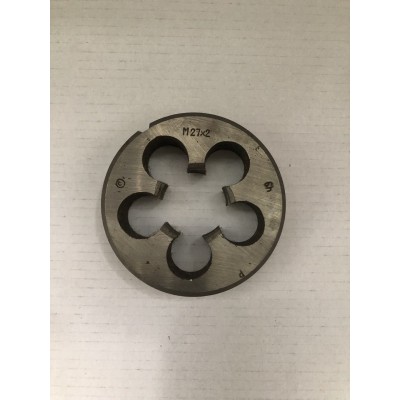 Плашка М 27х2,0мм для метрической резьбы 9ХС