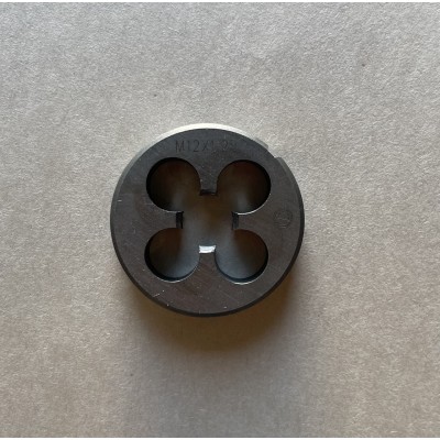 Плашка М 12,0х1,75мм для метричного різьблення 9ХС