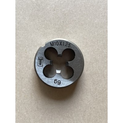 Плашка М 10х1,25мм для метрической резьбы 9ХС