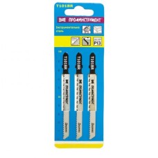 Пилочка 75х2,5мм для электрического лобзика обратный чистий рез дерева ламината пластика Т101ВR (3 шт)