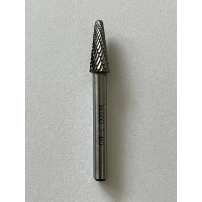 Борфреза коническая с закруглённым концом L 8,0х22,0х6,0х55мм d BK8
