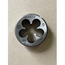 Плашка М 14×2,0мм для метрической резьбы 9ХС левая