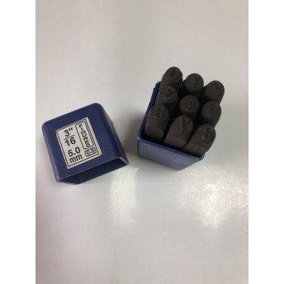 Клейма цифровые №5 набор из 9шт Eastman