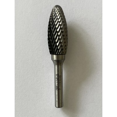 Борфреза пламеевидная Н 14х34х6х70мм d ВК8